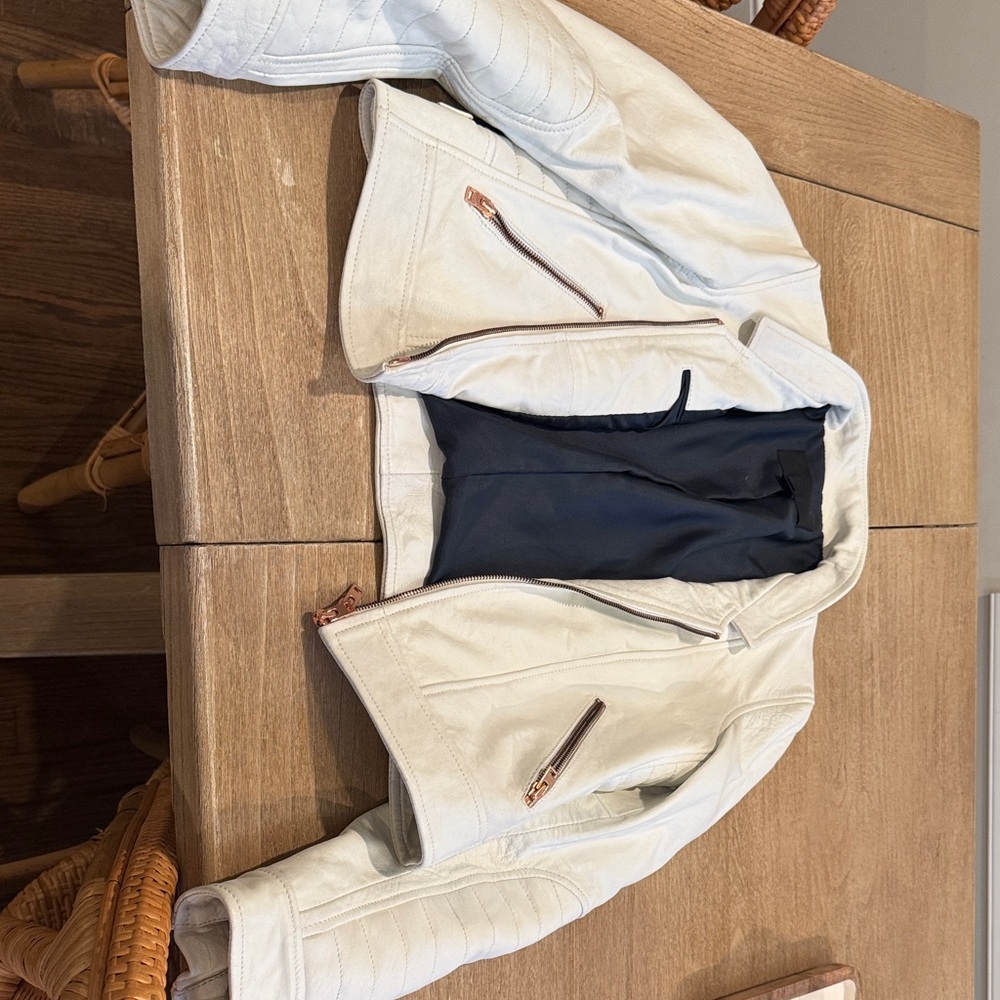 J. Crew Cream Puffer Jacket